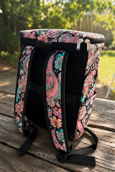 Midnight Paisley Cooler Backpack