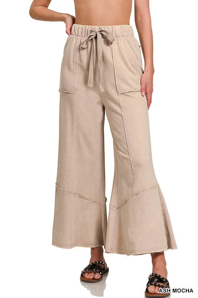Ash Mocha Exposed Seam Pants TPW-5253Y