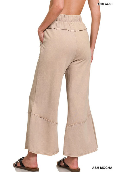 Ash Mocha Exposed Seam Pants TPW-5253Y