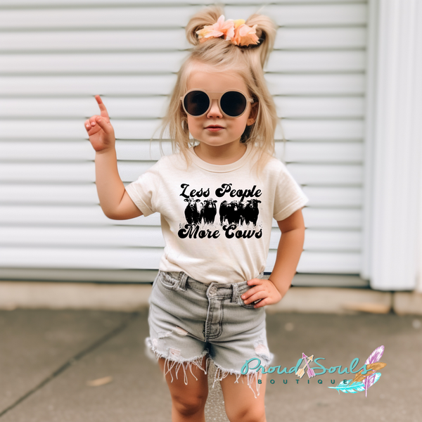 Kids Less People More Cows PO