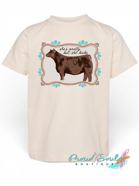 She's Pretty But She Kicks Red PO