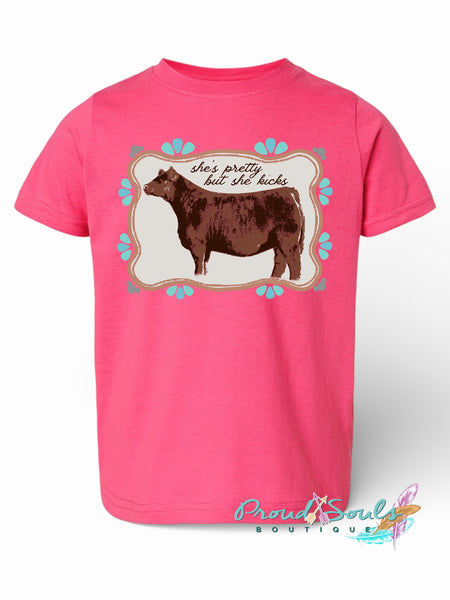 She's Pretty But She Kicks Red PO