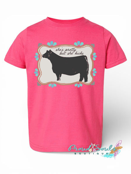 She's Pretty But She Kicks Black PO