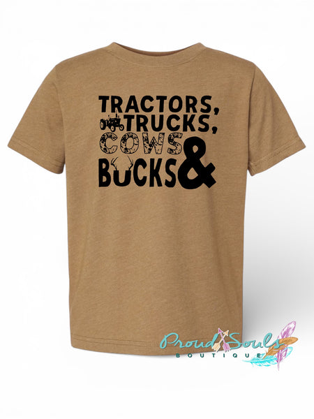 Tractors, Trucks Cows & Bucks PO