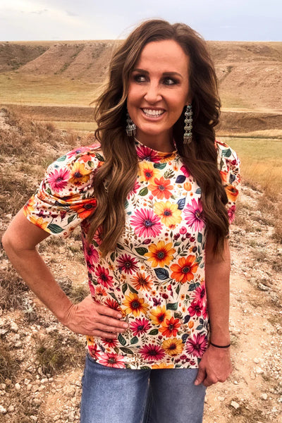 Sunrise Bloom Top
