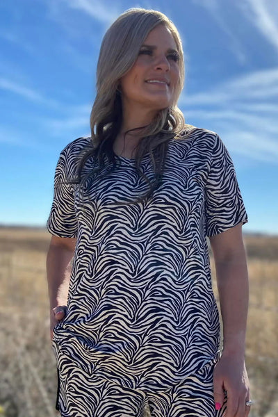 Cowgirl Safari V-Neck Top