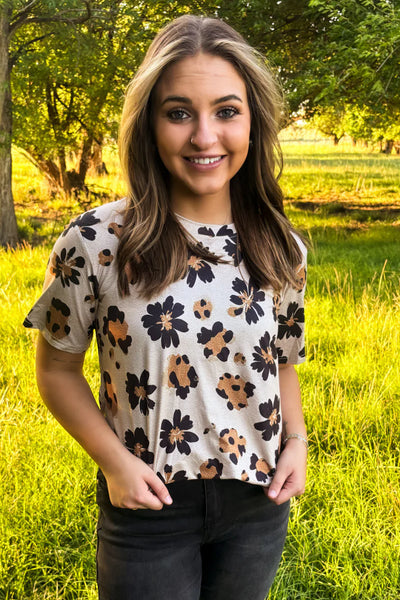 Desert Lepard Top