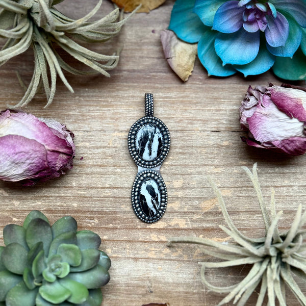 White Buffalo Pendant – Sterling Silver – Fits Up To 8 mm Pearls – Made by The Bijoux FAB