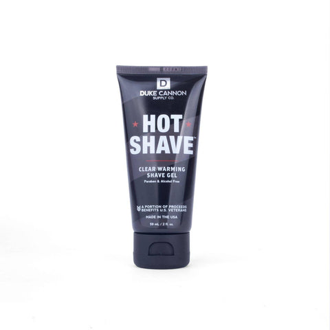Duke Cannon Hot Shave Clear Warming Shave Gel (Travel Size)