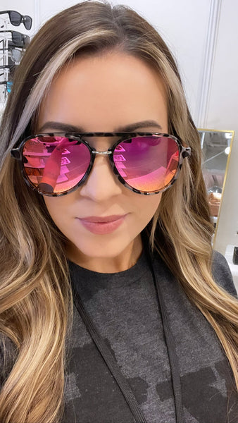 Earhart Pink Sunglasses