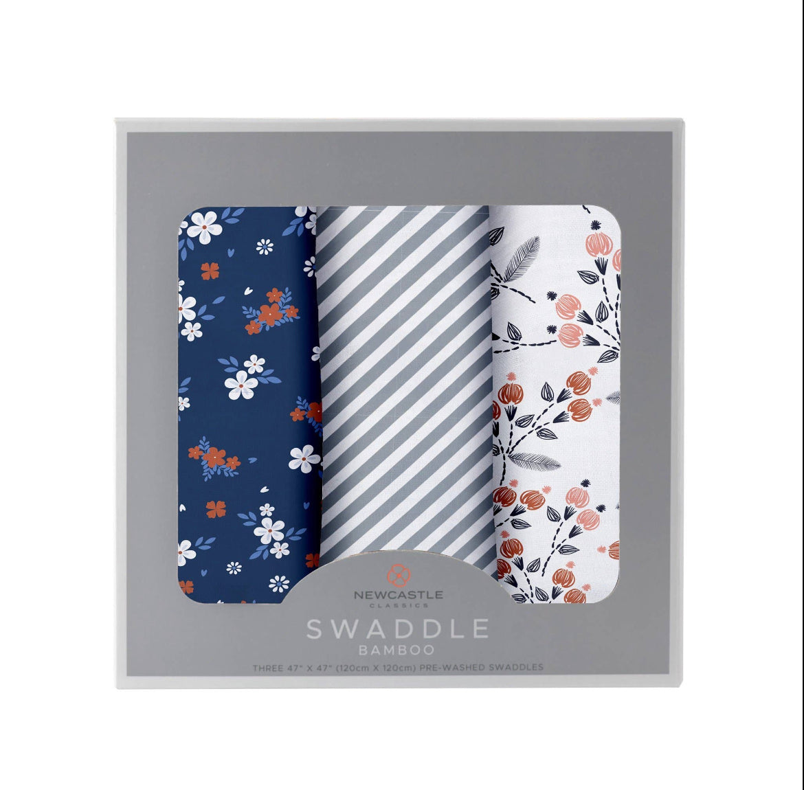 Blooms Floral Bamboo Muslin Swaddle