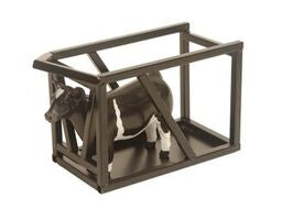 Show Cattle Clipping Chute Black